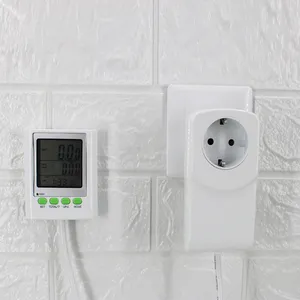 2023 Plug-in Energy Saving Monitor Electricidade Custo Uso Calculadora Medidor com LCD