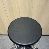 Meubles en PU d'excellente qualité, chaises tabourets en cuir avec base chromée, chaise pour bureau, laboratoire, école, réception, caissier, bar hospitalier
