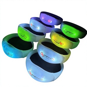 Pulsera LED RGB para Conciertos, Activada por Sonido Musical, Funciona con Batería, Duradera, para Pascua, Diwali, Ramadán, Graduación, Acción de Gracias - Product Image 1