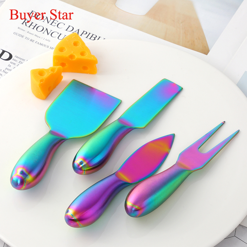 Набор ножей для сыра из нержавеющей стали, 4 шт.