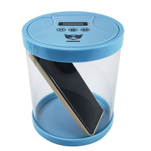 Caja <span class=keywords><strong>de</strong></span> bloqueo temporizada multiusos azul Contenedor <span class=keywords><strong>de</strong></span> almacenamiento <span class=keywords><strong>de</strong></span> cocina y hucha segura para prevenir y controlar la adicción al teléfono móvil - Product Image 4