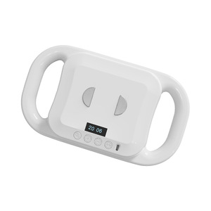 Pistolet de massage Wuhenxing à 6 têtes, 20 vitesses, moteur sans balais, batterie au lithium rechargeable par USB, blanc, gris ardoise, noir - Product Image 1