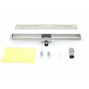Sanitaryware Linear Drain for <strong>Bathroom</strong> Renovation <strong>Parts</strong> and <strong>Accessories</strong> Horizontal BJ-LSF-G003 - Product Image 1