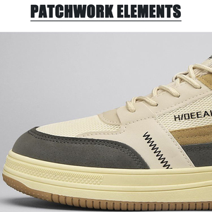 Venta al por mayor transpirable retro hombres <span class=keywords><strong>zapatillas</strong></span> versátiles urbano estilo de la calle zapatos para caminar antideslizante comodidad zapatos de skate - Product Image 3