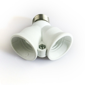 <span class=keywords><strong>2</strong></span> In 1 Doppel E27 Sockel Sockel Extender Schraube E27 LED Lampen fassung Konverter Lampen fassung E27 bis <span class=keywords><strong>2</strong></span> E27 Splitter Adapter Lampen fassung - Product Image 6