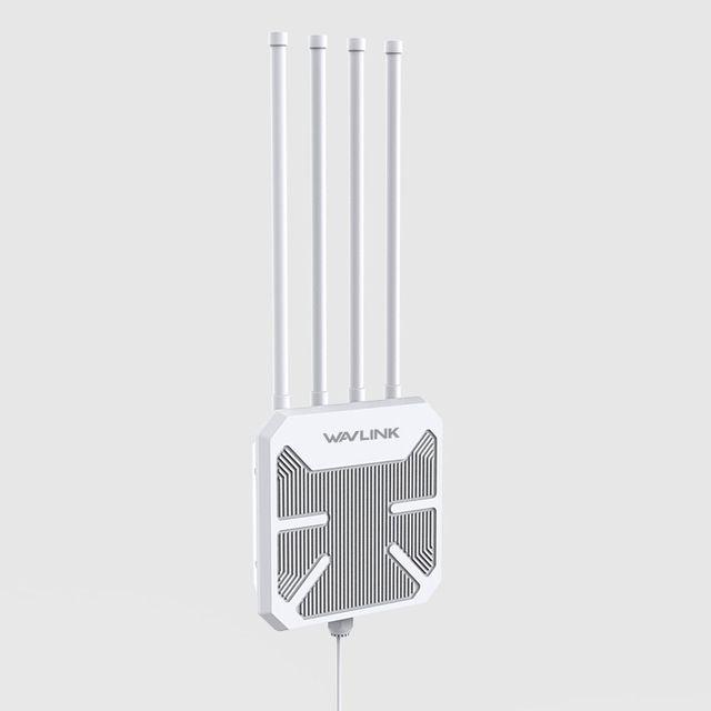 Factory Long Range Access Point WiFi 6 Range Extender IP67 PoE Mesh/AP/Router/Repeater 128 Devices Outdoor Wavlink AX1800