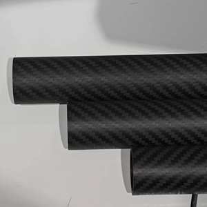 Tubes en fibre de carbone sur mesure haute résistance - Composants structurels mécaniques industriels légers à module élevé - Product Image 4