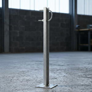 Supporto Diritto con Profilo a 'U' per Antenne da 500mm in Materiale Zincato + RPR (Televs 2404) - Product Image 3