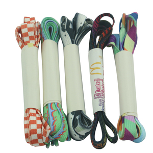 Logo stampato all'ingrosso della fabbrica <span class=keywords><strong>scarpe</strong></span> a sublimazione larga pizzo in poliestere piatto <span class=keywords><strong>lacci</strong></span> <span class=keywords><strong>colorati</strong></span> per <span class=keywords><strong>scarpe</strong></span> da ginnastica e <span class=keywords><strong>scarpe</strong></span> - Product Image 3