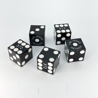 Dés en résine polyédriques DND, dés en acrylique, dés de casino de 19mm, dernière conception