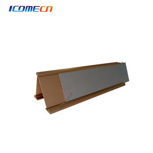 Penyangga Nama Meja/Plat Nama Meja Logam/Tempat Plat Nama Meja Double Face Silver 2*10 - Product Image 4