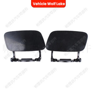 Cubierta de la boquilla del limpiaparabrisas delantero para Audi A4 B9 2013-2015, placa embellecedora de ABS con clip para lado derecho e izquierdo - Product Image 4