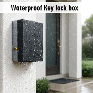 WeHere-<span class=keywords><strong>Coffre</strong></span>-<span class=keywords><strong>fort</strong></span> à clé, boîtier de verrouillage mural, Bluetooth/mot de passe/OTP/déverrouillage de clé, boîte de rangement étanche pour clés - Product Image 5