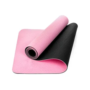 Yoga matte Rutsch feste strukturierte Oberfläche Umwelt freundliches Yoga Matt Dicke Trainings matte für Yoga Pilates und Fitness