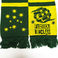 Promotion High Quality Großhandel Custom Design Sport Team Fußball Fans Schal Unisex Soccer Club Mini Fans Team Schals