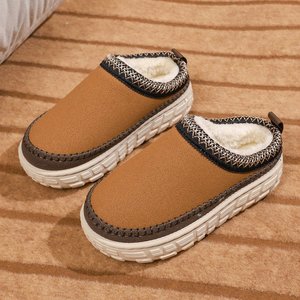 Nouvelles bottines d'hiver légères pour femmes 2025, bottes de neige en daim synthétique, bout antidérapant, pantoufles chaudes d'intérieur, vente en gros, confortables - Product Image 3
