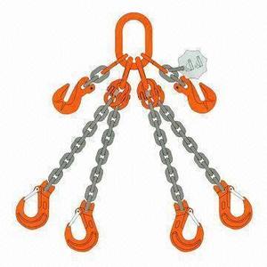 Eslinga de Cadena de Cuatro Brazos, Grado 80, Acero 100, Resistente, Ajustable, Eslinga de Cadena G80, Cadena de Elevación - Product Image 1