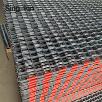 Tapis de dragage en treillis soudé en fil de fer galvanisé économique de marque SGK, 1,83 m x 0,46 m, à trous carrés, pour l'entretien des pelouses, le nivellement du sable et du gravier, fil de 3 mm