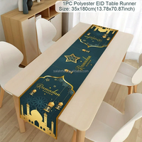 Eid Mubarak Nappe Dîner Chemin De Table Aide Islamique Musulman Fête Fournitures Ramadan Kareem Ramadan Décoration Pour La Maison