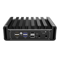 X4D Fanless N100 N5105 J5040 J4125 Industrial Mini PC 4*2.5GbE I226 LAN Mini Computer Home Network Router for Home Business