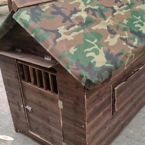 <span class=keywords><strong>Casa</strong></span> para mascotas de madera maciza para exteriores, nido Universal para las cuatro estaciones con cierre de botón, perrera para perros grandes, muebles para gatos - Product Image 2