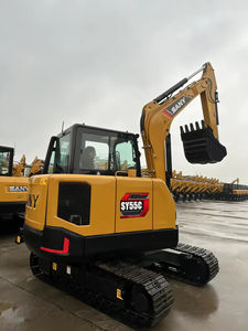 Excavatrice Sany SY55C 5 tonnes d'occasion, faible nombre d'heures de fonctionnement, pelle sur chenilles hydraulique, composants essentiels inclus (moteur, pompe, moteur principal) à vendre - Product Image 6