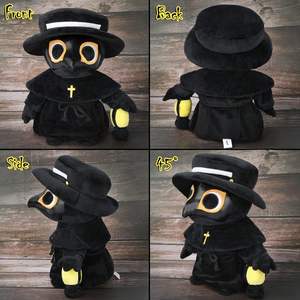 Nouveau Design créatif jouets en peluche personnalisé peste docteur peur sensorielle peluche poupée personnalisée pour Halloween fête décor - Product Image 5
