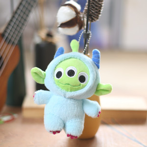 Giocattoli Morbidi in Peluche per Bambini, Ciondolo 3D, Adorabile Portachiavi Alieno di Toy Story, Accessori per Chiavi Auto, Animali di Peluche - Product Image 4