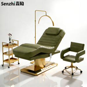 <span class=keywords><strong>Table</strong></span> de massage <span class=keywords><strong>professionnelle</strong></span> verte à 3 moteurs pour salon de beauté, esthétique, spa, soins du visage et extensions de cils - Product Image 1