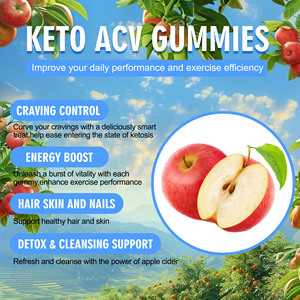 Factory Direct Keto Acv Gummies with Vitamin B12 Increase Energy Improve your Daily Performance and Exercise Efficiency Gummies - Product Image 2