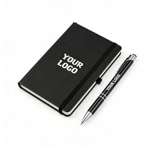 2026 Promo Wholesale <b>A5</b> Pu Leather Logo Journal Personalized Design Note Book Minimalist Business Office Gift Notebook - Product Image 1