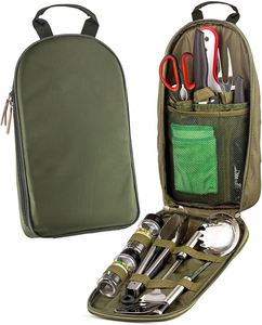 Équipement de cuisine de camping certifié BSCI, ensemble d'ustensiles de cuisson de camping, sac de cuisine portable pour pique-nique, appareils de barbecue pour feu de camp - Product Image 1