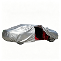Housse de voiture de luxe en tissu Oxford résistant à l'eau pour l'extérieur, protection UV, anti-rayures, isolation solaire, protège la peinture de la voiture