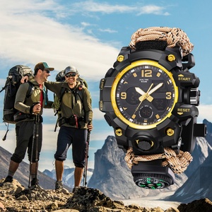 Dernière Montre de Survie Militaire Digitale Multifonctionnelle avec Hygromètre et Boussole pour Hommes - Product Image 2