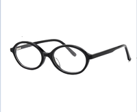 Lunettes de lecture ovales en acétate HL56076 à motif rayé, légères, unisexe, largeur de lentille 52 mm, pour usage quotidien
