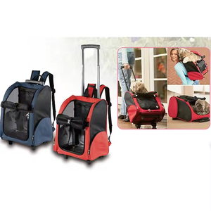 Mochilas de Lujo para Perros con Ruedas, Diseño Nuevo, Transportín Multifuncional para Mascotas, Bolsa de Viaje para Perros - Product Image 1