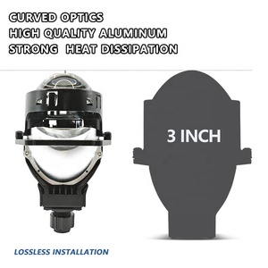IDISON T9W H7 <span class=keywords><strong>Mini</strong></span> meilleures lampes frontales de moto phare de projecteur haute puissance H4 lentille de projecteur Led - Product Image 6