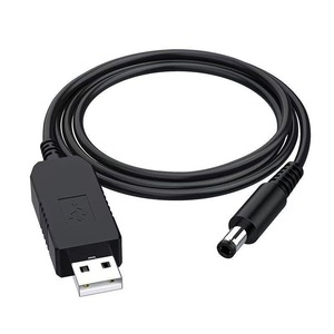 Câble adaptateur d'alimentation USB vers DC 5,5 2,1 mm pour routeur, bande lumineuse LED, convertisseur 9V 12V - Product Image 2