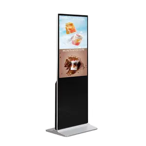 Floor Standing 32 43 49 55 Interactive LCD Touch Screen Kiosk Vertical Digital Signage Totem Advertising Display