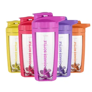 Everich Neuankömmling Bestseller BPA-freier tragbarer Shake-Flaschen-Protein-Shaker aus Kunststoff mit Deckel für den Sport