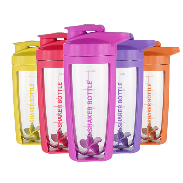 Everich 2023 New Arrival Best Seller BPA-Free Plastic Portable Shake Bottle Protein Shaker with Lid for Sports