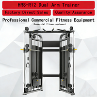 Appareil de musculation professionnel multifonctionnel à double bras de haute qualité pour usage en salle de sport
