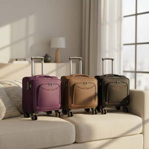 Mini Valigia da Viaggio, Trolley Piccolo Multifunzionale in Tessuto Oxford, Bagaglio a Mano per Viaggi Aerei - Product Image 1