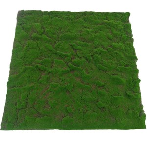 Tappeto in Erba Sintetica Verde Realistica ad Alta Densità per Paesaggistica Interna, Sfondo per Ufficio e Negozio, Parete di Muschio Artificiale - Product Image 3