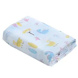 Wholesale Factory Price 125gsm 135cm Wide Bed Cotton Muslin Fabric For Baby Diaper