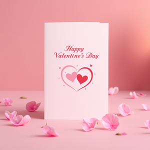 Thiệp chúc mừng thiết kế trái tim Ngày Valentine Cá nhân hóa - Product Image 2
