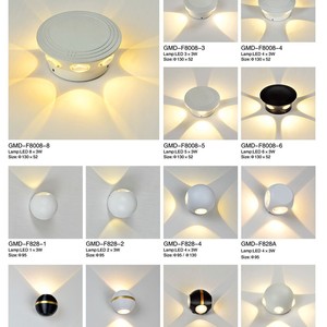 โคมไฟติดผนังกลางแจ้ง LED 10W 15W 12W 320x225x245 มม. กันน้ำสำหรับไฟส่องสว่างในสวน - Product Image 4