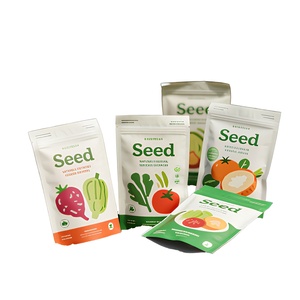 Bolsa con Cierre Vertical para Mezcla de <span class=keywords><strong>Alpiste</strong></span> con Sabor a Fresa, Bolsa Resellable con Estampado Dorado para Envasado de Bebidas en Polvo - Product Image 3