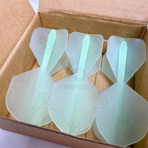 Penpen chéo Borde phi tiêu lá là không dễ dàng để phá vỡ, xách tay, 6-Pack da bò sóng hộp giấy LT04-carton-6pcs - Product Image 2