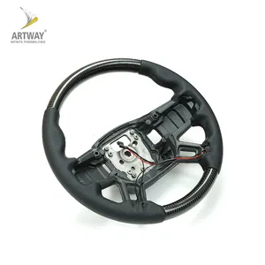 90 110 130 TWO FIVE DOORS CARBON NAPA ALUMINIUM CARBON AND BLACK WITH HEATING STEERING WHEEL FOR LAND ROVER NEW DEFENDER